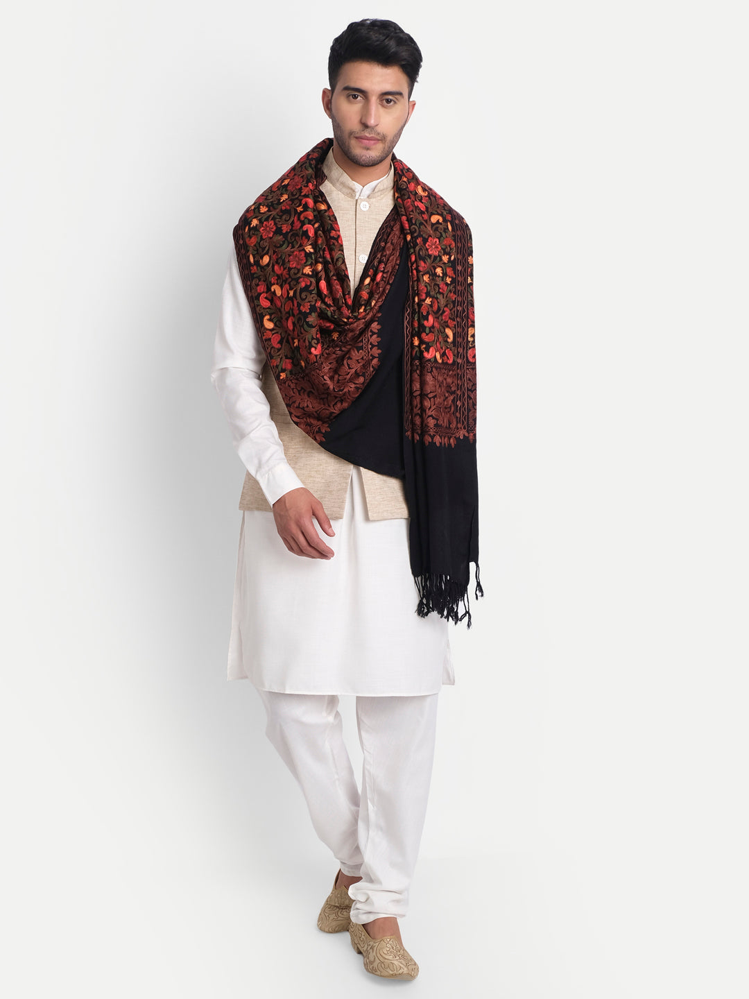 Kurta pajama stole hot sale